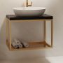 Konsola podumywalkowa 75x35x45 cm czarna 5904107906560 Baltica Design Hege zdj.3
