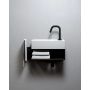 Konsola 44x18x20.5 cm podumywalkowa wisząca czarna CL073603021 Clou Flush zdj.5