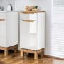 Szafka 35x33x86 cm boczna stojąca biała BALIWHITE810FSC Comad Bali White zdj.8