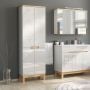 Szafka 60x33x187 cm boczna stojąca biała BALIWHITE805FSC Comad Bali White zdj.5