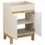 Szafka 60x46x84 cm podumywalkowa stojąca beżowa BALICASHMERE8260462D Comad Bali Cashmere zdj.2