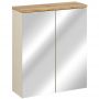 Szafka 60x20x70 cm z lustrem beżowa BALICASHMERE84602D Comad Bali Cashmere zdj.1