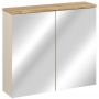 Szafka 80x20x70 cm z lustrem beżowa BALICASHMERE84802D Comad Bali Cashmere zdj.1
