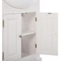 Szafka 85x32x81 cm podumywalkowa stojąca biała ROMANTIC861U85 Comad Romantic zdj.2