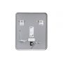 Lustro 65x80 cm prostokątne z oświetleniem czarne VEGALULED65 Comad Vega zdj.3