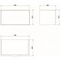 Szafka wisząca podumywalkowa 79.4x44.7 cm S575004 Cersanit Stillo zdj.2