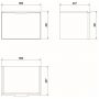 Szafka wisząca podumywalkowa 59.4x44.7 cm S575010 Cersanit Stillo zdj.2
