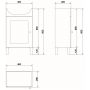 Szafka stojąca podumywalkowa 46x28 cm S913004DSM Cersanit Arteco zdj.2