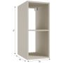 Szafka 30x44x70 cm boczna wisząca beżowa 125A03053 Defra Uni zdj.2