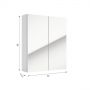 Szafka 50x15x60 cm z lustrem biała 242E05009 Defra Salsa zdj.2