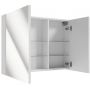 Szafka 80x15x60 cm z lustrem biała 242E08001 Defra Salsa zdj.3