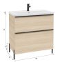Szafka 80x45x70 cm podumywalkowa stojąca drewno 304D08001 Defra Nino zdj.2