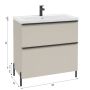 Szafka 80x45x70 cm podumywalkowa stojąca beżowa 304D08002 Defra Nino zdj.2