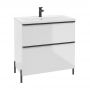 Szafka 80x45x70 cm podumywalkowa stojąca biała 304D08003 Defra Nino zdj.1