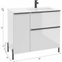 Szafka 90x45x70 cm podumywalkowa stojąca biała 304D09006 Defra Nino zdj.2