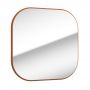 Lustro 60x60 cm kwadratowe drewno 291L06003 Defra Mo-re zdj.1