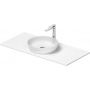 Umywalka z konsolą 108 cm białą 2680143200 Duravit Sivida zdj.1