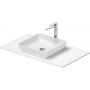 Umywalka z konsolą 88 cm białą 2680183200 Duravit Sivida zdj.1