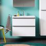 Umywalka 100.5x48 cm prostokątna meblowa biała 2367100000 Duravit D-Neo zdj.15