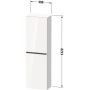 Szafka 40x24x132 cm boczna wisząca orzech DE1318L04790000 Duravit D-Neo zdj.2