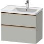 Szafka 78.4x45.2x62.5 cm podumywalkowa wisząca szara DE4358004070000 Duravit D-Neo zdj.1