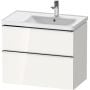 Szafka 78.4x45.2x62.5 cm podumywalkowa wisząca biała DE4358010220000 Duravit D-Neo zdj.1