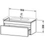 Szafka 93x44.8x39.8 cm podumywalkowa wisząca biała DS638202222 Duravit DuraStyle zdj.2
