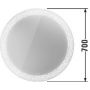 Lustro 70x70 cm okrągłe z oświetleniem srebrny HP7480S0000 Duravit Happy D.2 Plus zdj.2