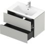 Szafka 82x48.1x55 cm podumywalkowa wisząca szara LC624100707 Duravit L-Cube zdj.3