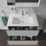 Szafka 82x48.1x55 cm podumywalkowa wisząca szara LC624100707 Duravit L-Cube zdj.8