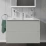 Szafka 82x48.1x55 cm podumywalkowa wisząca szara LC624100707 Duravit L-Cube zdj.9