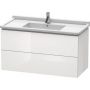 Szafka 102x46.9x55.8 cm podumywalkowa wisząca biała LC626602222 Duravit L-Cube zdj.1