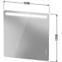 Lustro 120x120 cm LU966900000 Duravit Luv zdj.2