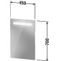 Lustro 45x70 cm N17950000000000 Duravit No. 1 zdj.2