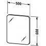 Lustro 50x60 cm PV942008585 Duravit PuraVida zdj.2