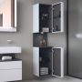 Szafka 40x36x176 cm boczna wisząca biała QA1346L49180010 Duravit Qatego zdj.5