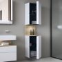 Szafka 40x36x176 cm boczna wisząca biała QA1346L55180000 Duravit Qatego zdj.5