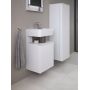 Szafka 44x35x64.5 cm podumywalkowa wisząca biała QA4076L18180000 Duravit Qatego zdj.3