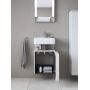 Szafka 44x35x64.5 cm podumywalkowa wisząca biała QA4076L22220000 Duravit Qatego zdj.5