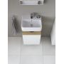 Szafka 44x35x64.5 cm podumywalkowa wisząca biała QA4076L30220000 Duravit Qatego zdj.5