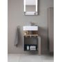 Szafka 44x35x64.5 cm podumywalkowa wisząca QA4076L30430000 Duravit Qatego zdj.7