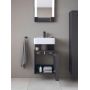 Szafka 44x35x64.5 cm podumywalkowa wisząca grafitowa QA4076L49490000 Duravit Qatego zdj.3