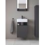 Szafka 44x35x64.5 cm podumywalkowa wisząca grafitowa QA4076L49490000 Duravit Qatego zdj.6