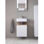 Szafka 44x35x64.5 cm podumywalkowa wisząca biała QA4076L55180000 Duravit Qatego zdj.4