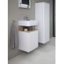 Szafka 44x35x64.5 cm podumywalkowa wisząca biała QA4076L55180000 Duravit Qatego zdj.7