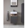 Szafka 44x35x64.5 cm podumywalkowa wisząca grafitowa QA4076L55490000 Duravit Qatego zdj.3