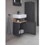 Szafka 44x35x64.5 cm podumywalkowa wisząca grafitowa QA4076L55490000 Duravit Qatego zdj.5