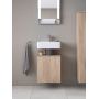 Szafka 44x35x64.5 cm podumywalkowa wisząca dab QA4076L55550000 Duravit Qatego zdj.6