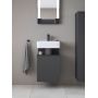 Szafka 44x35x64.5 cm podumywalkowa wisząca grafit QA4076R49490000 Duravit Qatego zdj.3