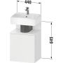 Szafka 44x35x64.5 cm podumywalkowa wisząca grafit QA4076R49490000 Duravit Qatego zdj.2